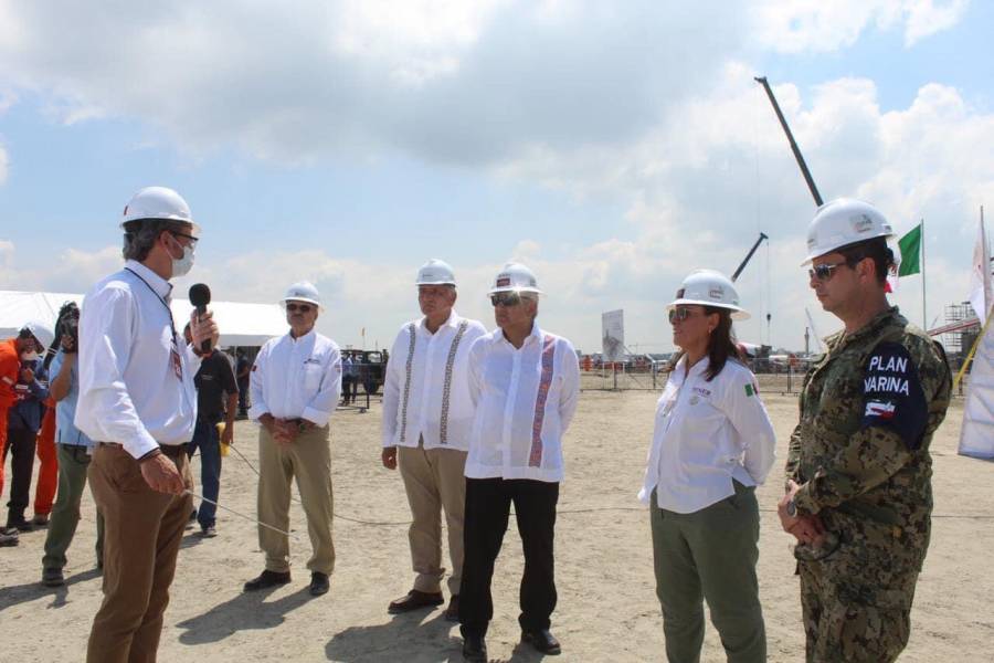 Dos Bocas se inaugurará el 1 de julio de 2022, asegura López Obrador