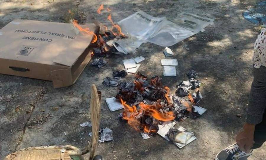 Investiga FEDE quema de material electoral en Hidalgo