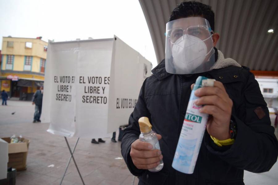Estas son las medidas sanitarias para acudir a votar en comicios de Hidalgo y Coahuila