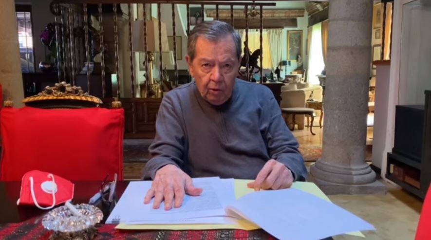 Muñoz Ledo destaca la detención de Cienfuegos y el neoliberalismo en México