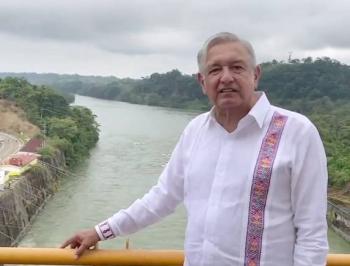 AMLO inaugura nuevo modelo de presas hidroeléctricas de México
