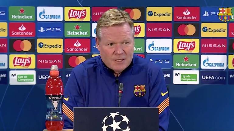 Barcelona no está entre los favoritos para ganar la Champions: Koeman