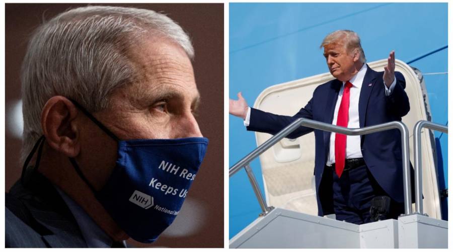 Trump y el Covid; despotrica contra cient&iacute;fico de su equipo