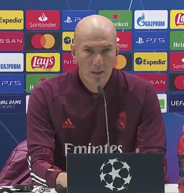 Niega Zidane reservar jugadores en Champions pensando en el Clásico