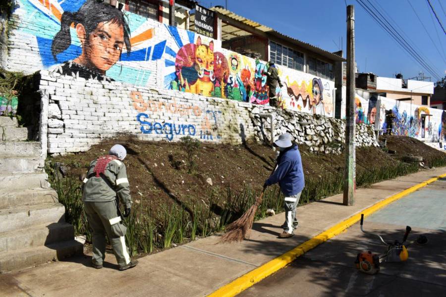 Recuperan entorno urbano para mejorar seguridad en alcaldía La Magdalena Contreras