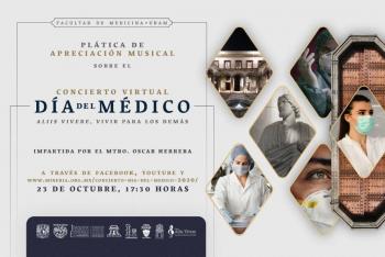 Personal m&eacute;dico ser&aacute; homenajeado con magno concierto de la UNAM