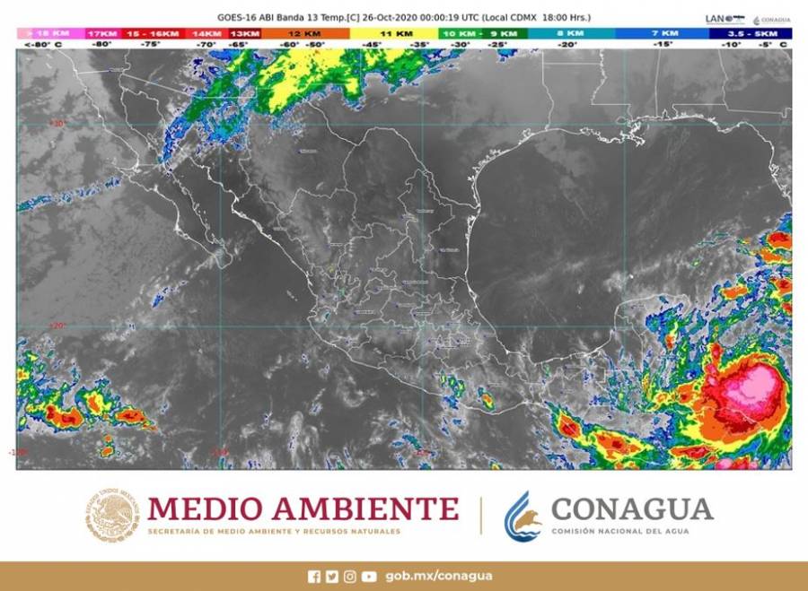 Alerta por tormenta tropical Zeta