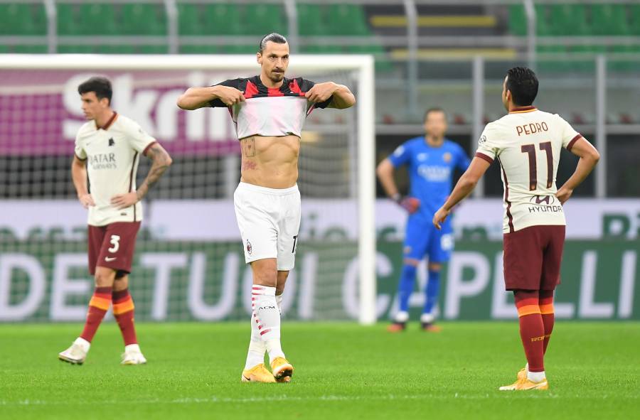 Una combativa Roma saca el empate ante el Milan de Zlatan