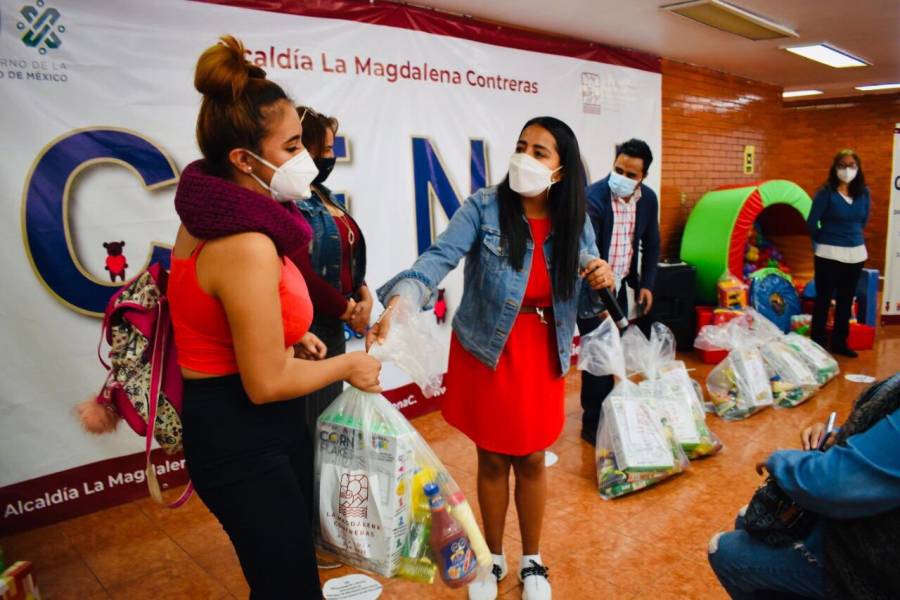 Alcald&iacute;a Magdalena Contreras env&iacute;a a domicilio alimentos a ni&ntilde;os de Cendis