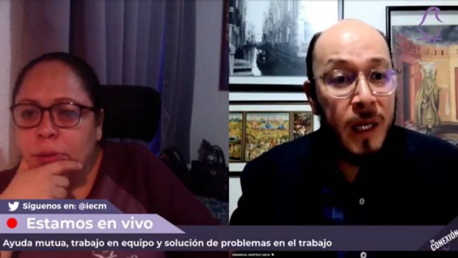 Realiza IECM charla virtual En Conexión, con el tema “Ayuda mutua, trabajo en equipo y solución de problemas en el trabajo”