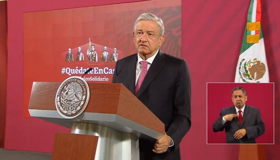 AMLO reitera llamado al autocuidado ante pandemia y su rechazo a medidas autoritarias