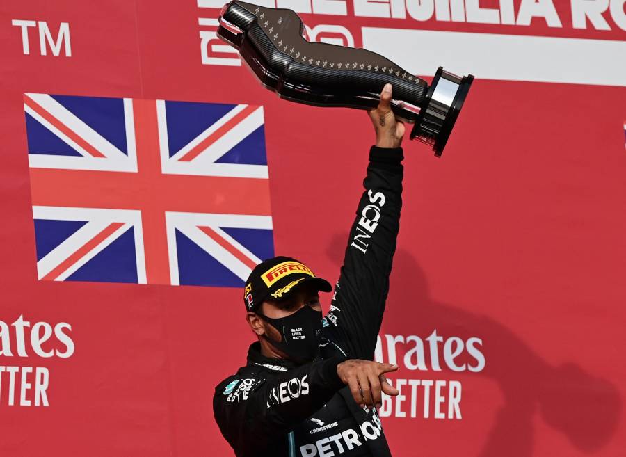 Hamilton se corona en el GP de Imola; “Checo” Pérez finaliza sexto