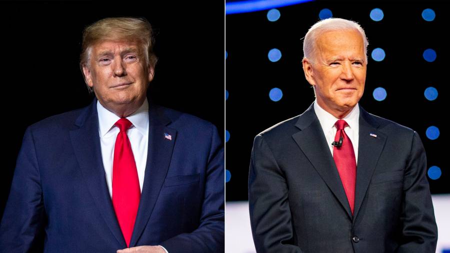 Trump y Biden est&aacute;n virtualmente empatados con el 86% escrutado en Florida