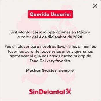 SinDelantal se va de México