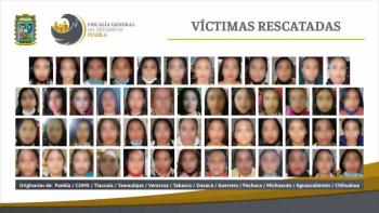 Rescatan 74 mujeres víctimas de explotación sexual en Puebla