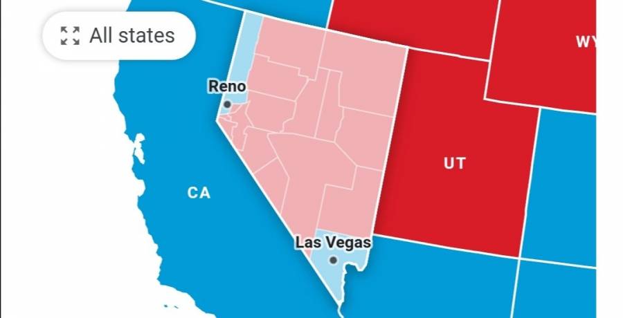 Resultados de Nevada podrían conocerse hasta el 12 de noviembre