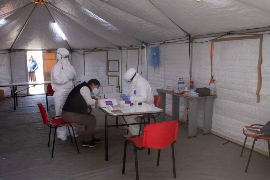 Central de Abasto: Cruz Roja realiza pruebas Covid-19