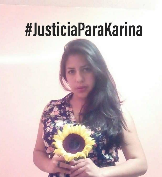 Internautas exigen justicia por el feminicidio de Karina
