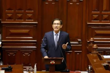 El congreso de Perú, aprobó la destitución del presidente Martín Vizcarra