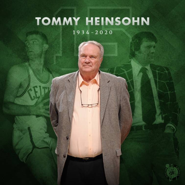 Muere Tom Heinsohn, leyenda de los Celtics de Boston