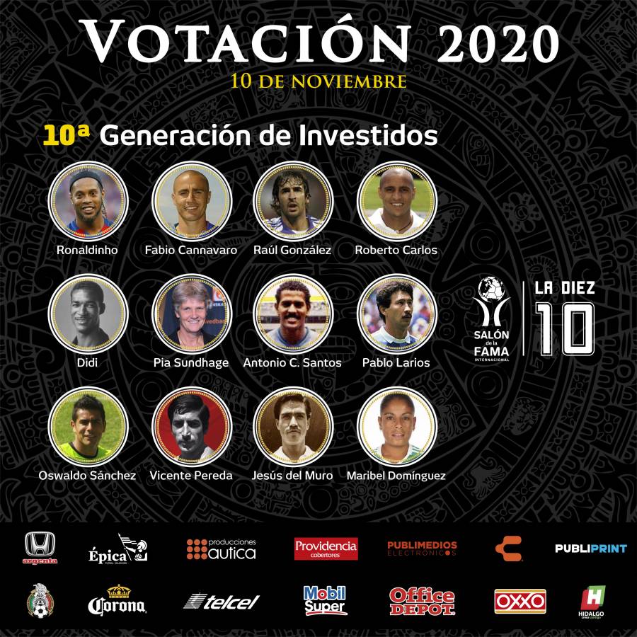 El Salón de la Fama del Futbol suma 12 miembros