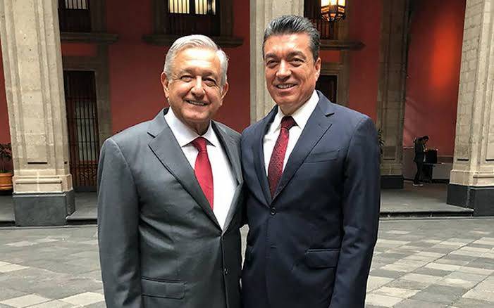 Rutilio Escandón se reúne con el presidente López Obrador y el gobernador de Tabasco