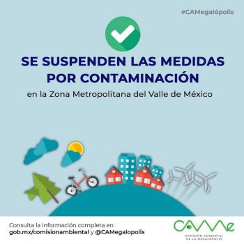 Se suspende el doble hoy no circula en el Valle de México