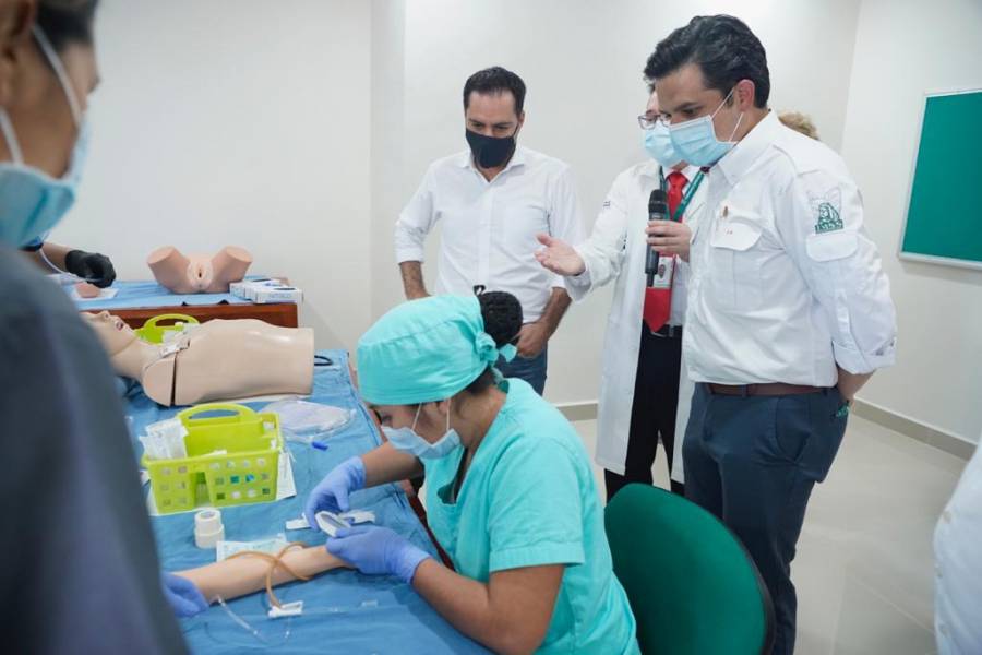 Centro de Simulación para la Excelencia Clínica y Quirúrgica: Inauguran gobierno de Yucatán e IMSS