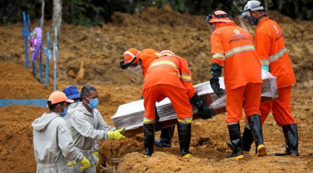 Brasil supera las 166 mil muertes por COVID-19