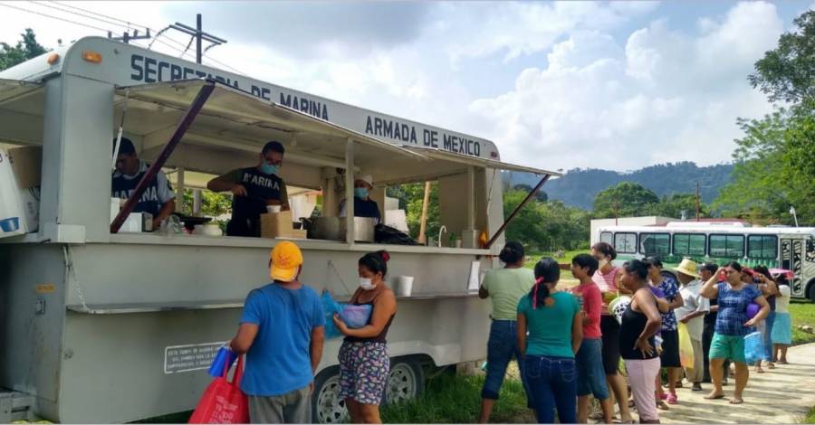 En Tabasco van 9 toneladas repartidas de ayuda humanitaria