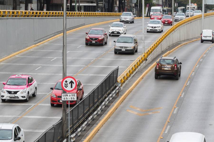 Carriles reversibles en Circuito Interior operarán a partir del 23 de noviembre