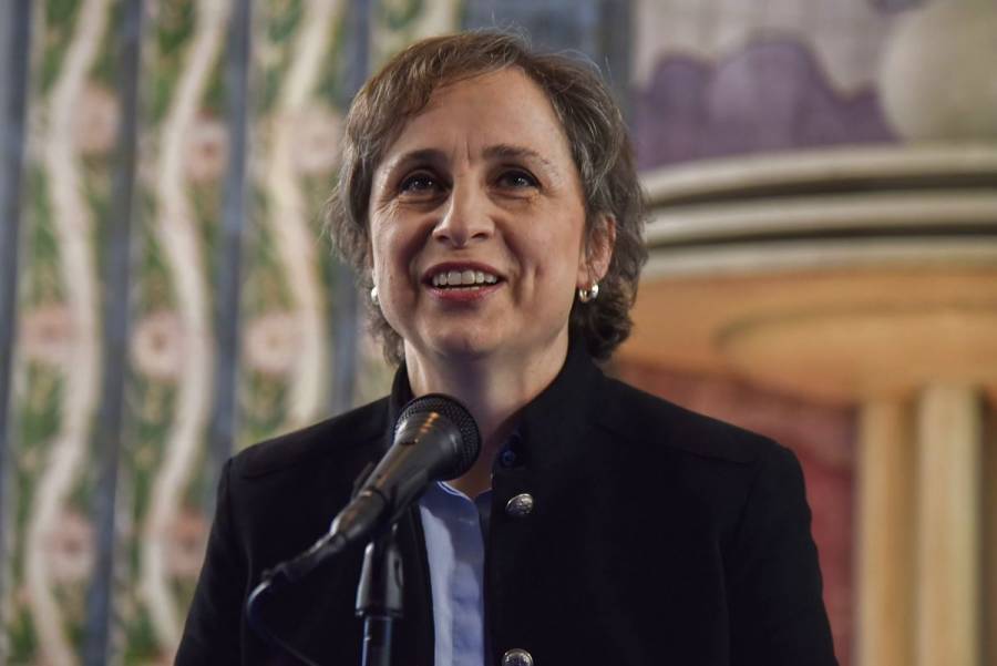 Carmen Aristegui recibe el Premio 2020 para la Protección a Periodistas