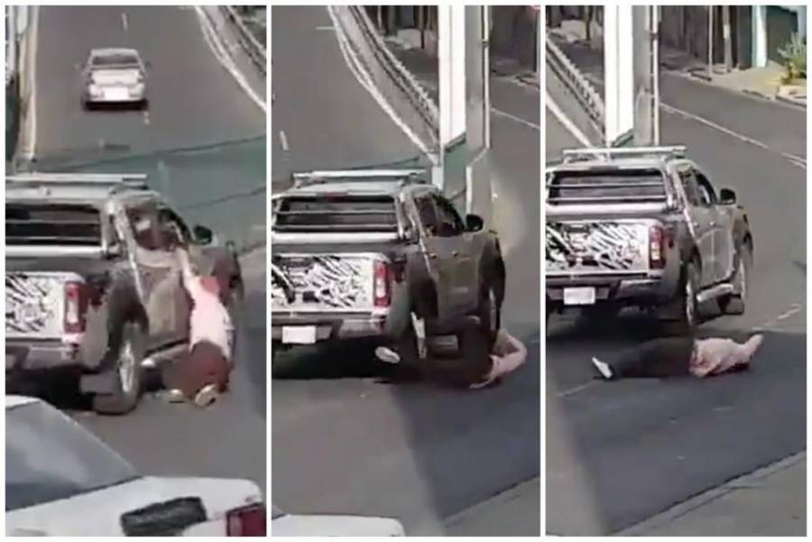 Ubican a due&ntilde;o de la camioneta que arrollo a una mujer despu&eacute;s de un choque