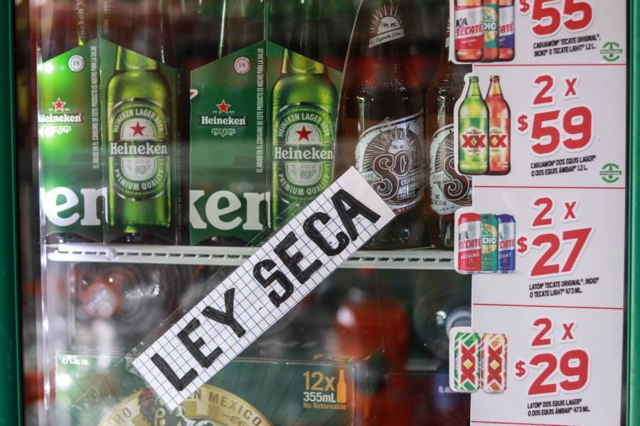 Buscan “Ley Seca” en toda la ciudad para evitar contagios.