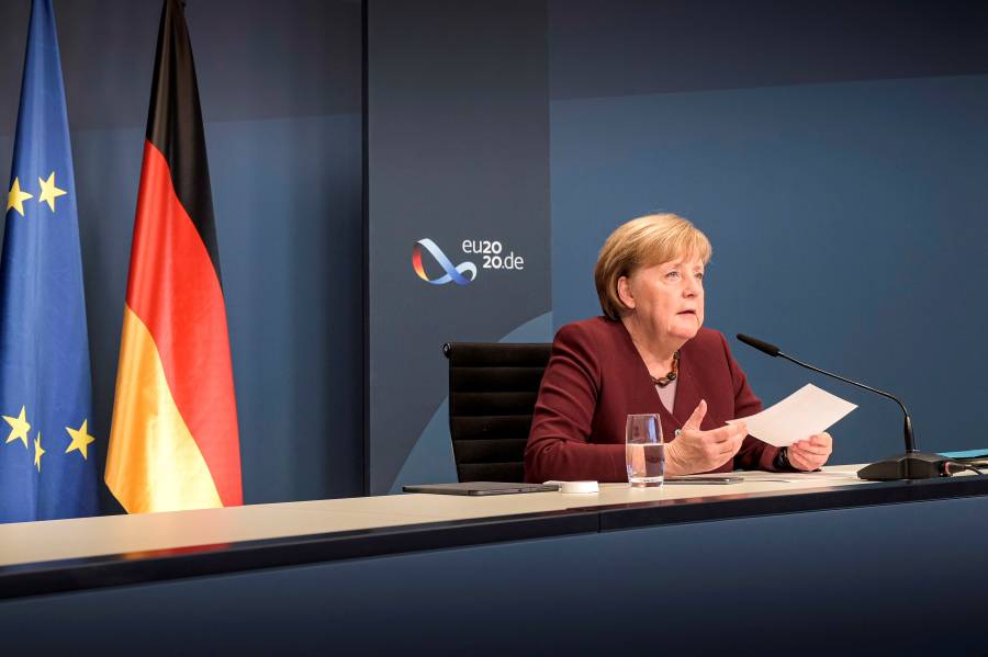 Angela Merkel urge al G20 garantizar el acceso mundial a una vacuna contra Covid-19