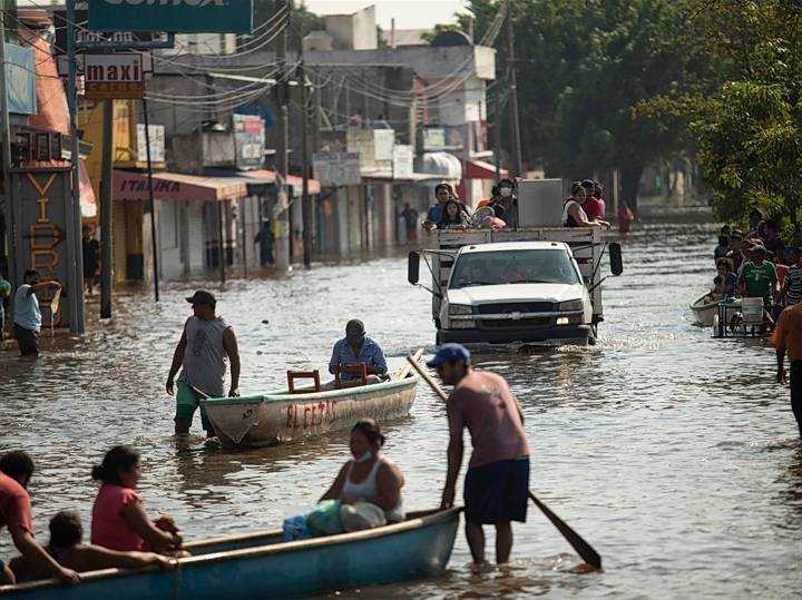 Posible desbordamiento del río Usumacinta causa alerta máxima en Tabasco