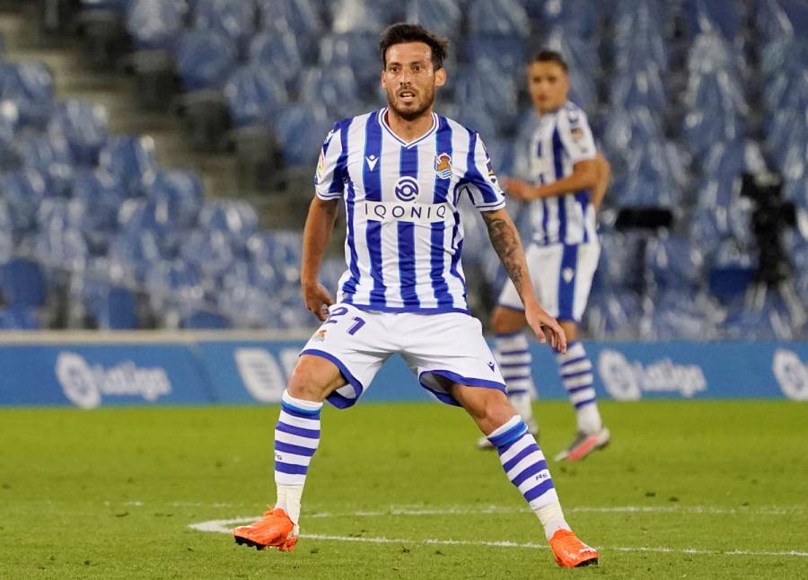 David Silva se lesiona y causa baja para Real Sociedad en Europa League
