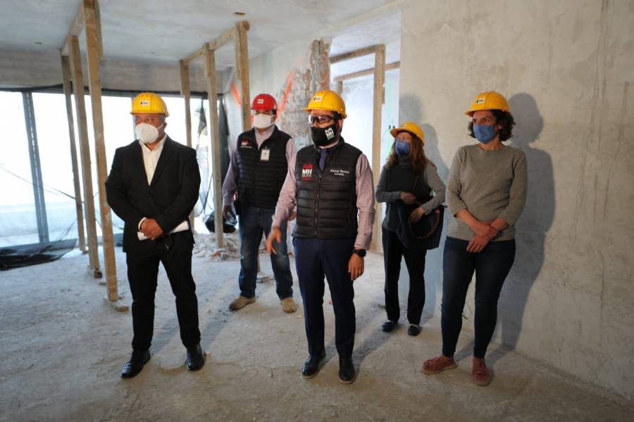 Supervisan demolición de obra ilegal en la alcaldía Miguel Hidalgo