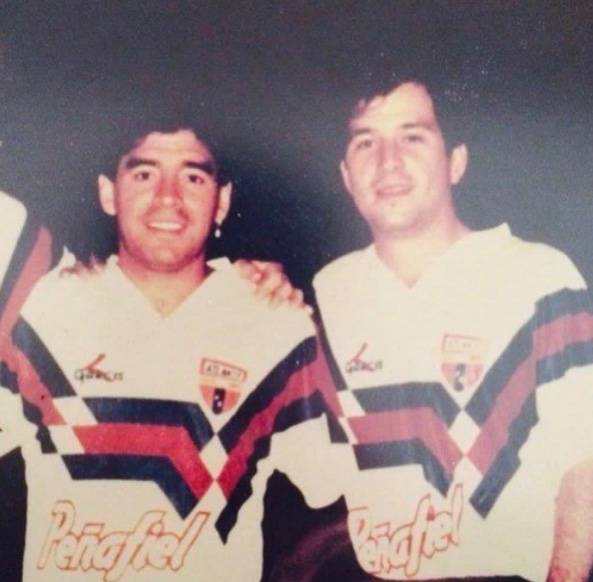 Cuando Maradona y Javier Alarcón fueron compañeros… ¡en el Atlante!