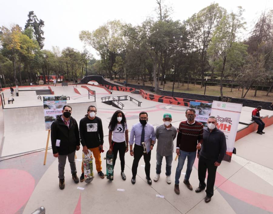 Alcaldía Miguel Hidalgo entrega Skate Park en Parque Lira