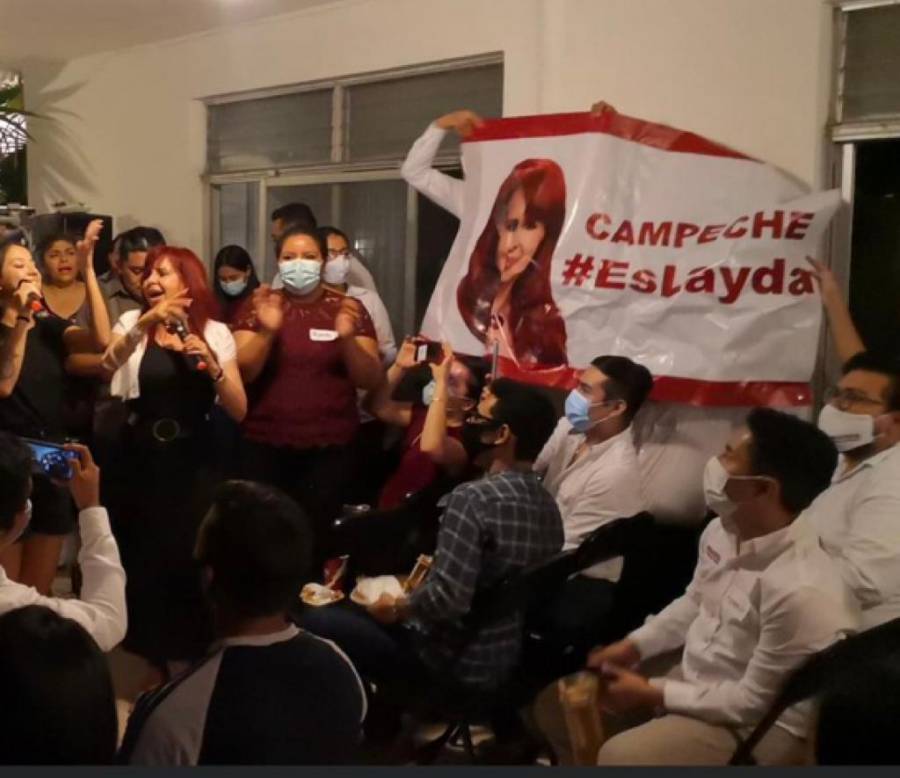 Adelanta Layda Sansores su campaña por Campeche