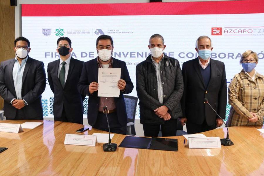 Azcapotzalco y Gobierno CDMX firman convenio en favor de grupos de atención prioritaria