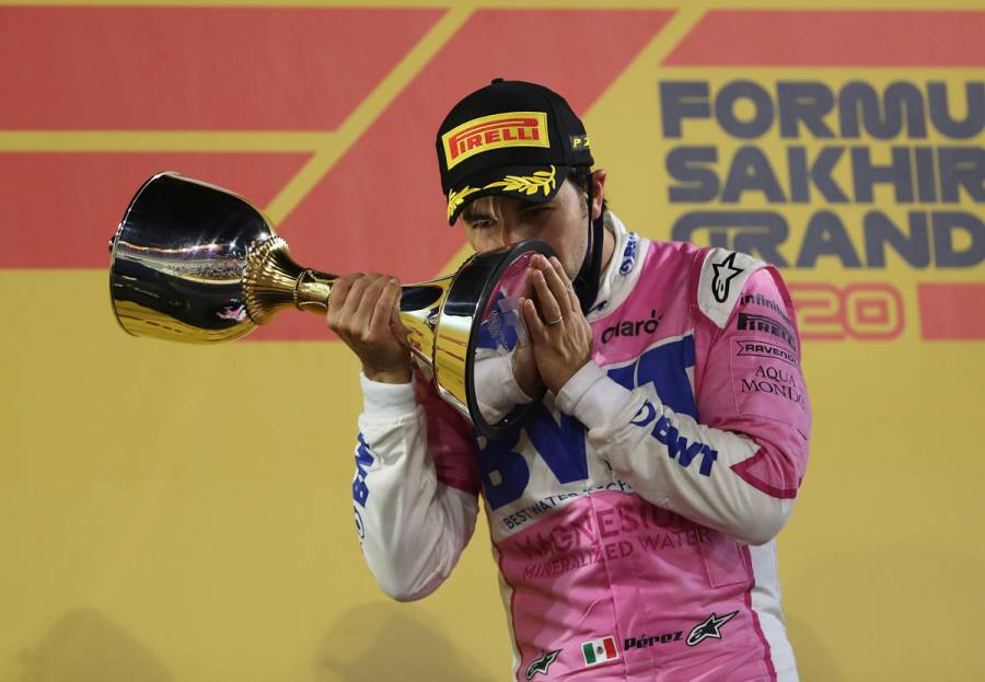 Checo Pérez gana el GP de Sakhir con espectacular remontada desde último lugar