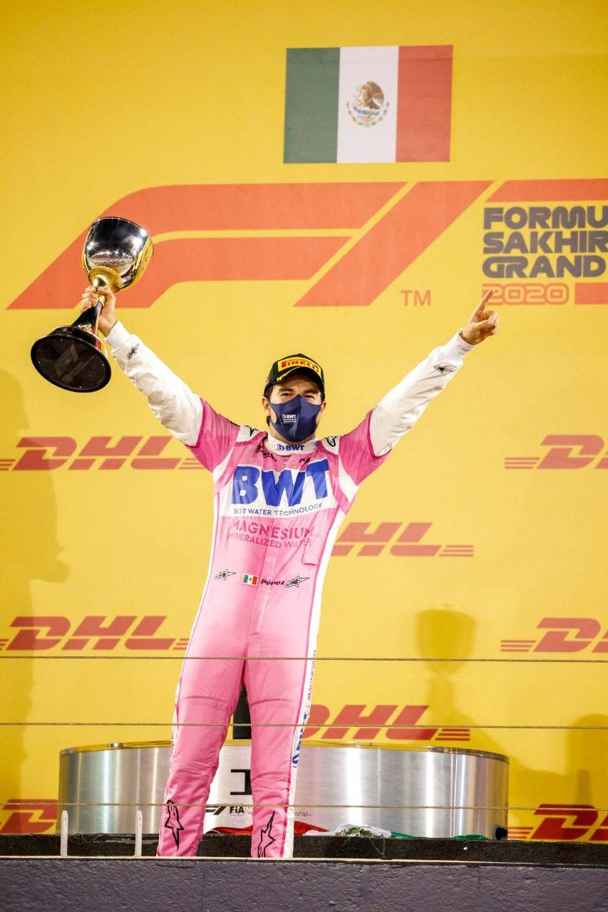 Checo triunfó en el  Gran Premio de Sakhir