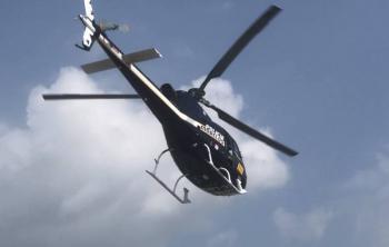 Delincuentes disparan contra helicóptero de CES Morelos; reportan un oficial lesionado
