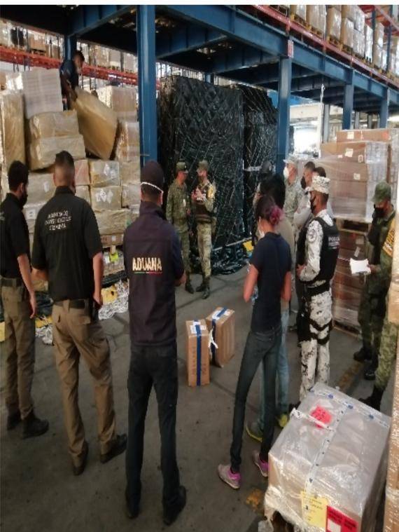 Autoridades impiden ingreso de 55 kilos de fentanilo en Aduana de Guadalajara