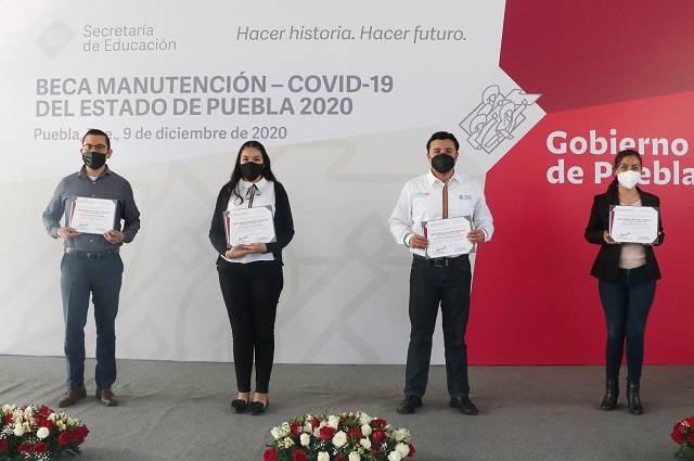 Beca Manutención Covid-19 beneficiará a 9 mil estudiantes en Puebla