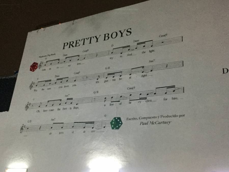 Paul McCartney publica en muro de la CDMX partitura de su nueva canci&oacute;n