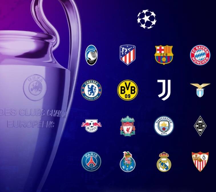 Listos los 16 equipos que disputarán los Octavos de Final de la Champions