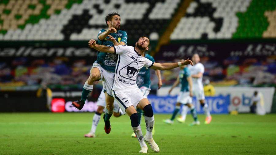 León iguala a Pumas en la final de ida de la Liga MX